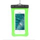 WWaterproof bag for mobile phone with plastic closing AIRBAG green