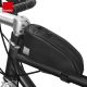 SAHOO bike bag on the bicycle frame with zip waterproof 0,3L 122051 black