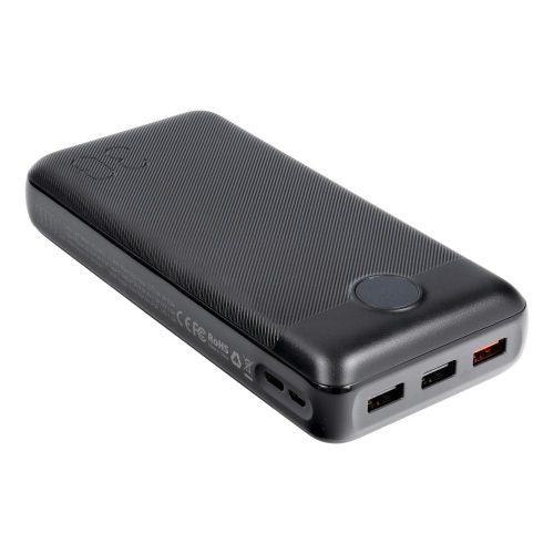 VEGER powerbank 30 000 mAh PD QC3.0 3A 20W L30 (W3008PD) blalck