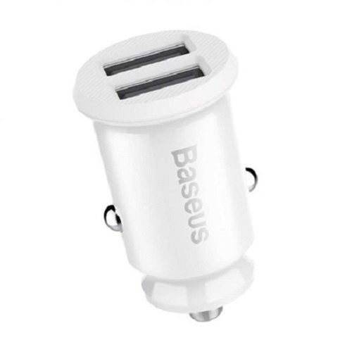 BASEUS car charger 2 x USB A 3.1A CCALL-ML02 white