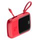 BASEUS powerbank 10 000 mAh with built-in cable Lightning + cable USB A to Type C PD QC3.0 3A 15W PPQD-B09 red