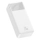 BASEUS powerbank 30 000 mAh + cable USB A do Micro USB PD QC3.0 3A 20W  PPBD050402 white