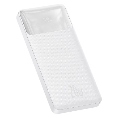 BASEUS powerbank 10 000 mAh PD QC3.0 3A 20W PPBD050502 white