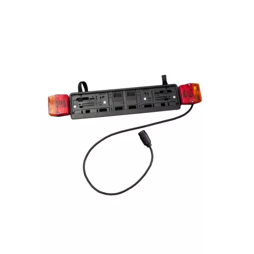 Aguri lámpa és rendszámtartó