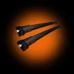 Aguri prestige PS33 fekete alumínium tetőcsomagtartó tetőkorlátos autókhoz (51307)