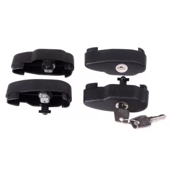 Amos kupak 4 db szett zárható, alumínium rúdhoz