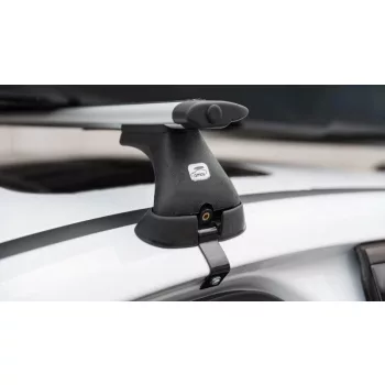   Amos koala K-D szélzajmentes alumínium tetőcsomagtartó fixpontos autókhoz