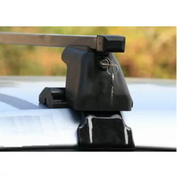   Amos D-2 acél zárható tetőcsomagtartó normál tetős autókhoz