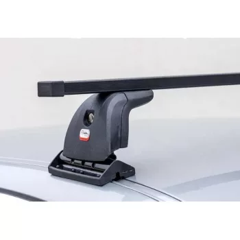   Amos Beta104 acél zárható tetőcsomagtartó fixpontos autókhoz