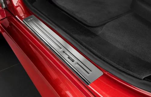 Avisa ezüst szatén acél küszöbvédő "Special Edition" (4 darabos) BMW X6 II F16 2014-2019