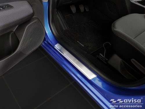 Avisa küszöbvédő "Lines" (4 darabos) DACIA SANDERO III Stepway hatchback 5D 2020->acél ezüst szaté