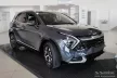 Avisa ezüst szatén acél küszöbvédő kék emblémabetétes "HYBRID" (2 darabos) KIA SPORTAGE V 2021-2025 Fl.2025->