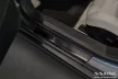 Avisa fekete acél küszöbvédő dombornyomott "Lines" (4 darabos) TESLA MODEL S liftback 2012-2016, FL 2016->