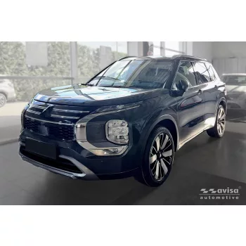   Avisa fekete acél küszöbvédő dombornyomott "Lines" (4 darabos) MITSUBISHI OUTLANDER IV 2025->