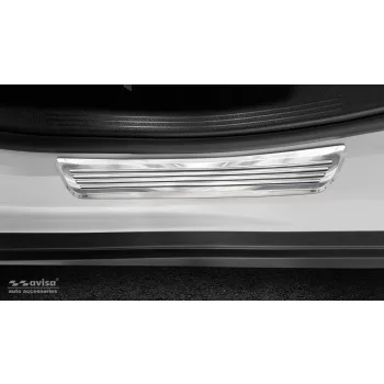   Avisa ezüst tüköracél hátsó küszöbvédő (2 darabos) MERCEDES GLC/GLC Coupe 2015-2019, FL2019->