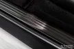 Avisa fekete acél belső küszöbvédő dombornyomott "Lines" (4 darabos) NISSAN LEAF II (2E1) 2017-2022, FL2022->