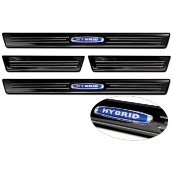   Avisa fekete tüköracél küszöbvédő "HYBRID" (4 darabos) OPEL ASTRA VI (L) HATCHBACK 2021->, OPEL ASTRA VI (L) SPORTS TOURER 2022->