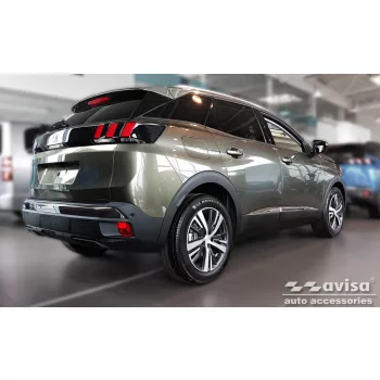   Avisa fekete acél küszöbvédő "Special Edition" (4 darabos) króm felirattal 3008 II crossover 2016-2020 Fl.2021-2023, 3008 HYBRID 2021-2023
