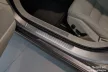 Avisa ezüst szatén acél küszöbvédő dombornyomott "Lines" (4 darabos) VOLVO V90 combi 2016->, VOLVO V90 Cross Country 2016->