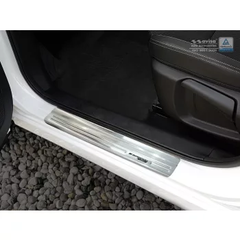   Avisa ezüst szatén acél küszöbvédő "Special Edition" (4 darabos) RENAULT KADJAR 2015->