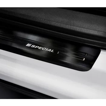   Avisa fekete acél küszöbvédő "Special" (4 darabos) SKODA OCTAVIA III liftback/combi 2013-2019