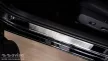 Avisa ezüst szatén acél küszöbvédő "Lines" (4 darabos) SKODA OCTAVIA IV liftback/combi 2019 - 2024 FL 2024->