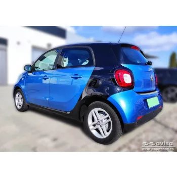   Avisa fekete acél küszöbvédő "Special Edition" (4 darabos) króm felirattal SMART FORFOUR II W453/W453 EQ hatchback 5D 2014-2020, FL2020->