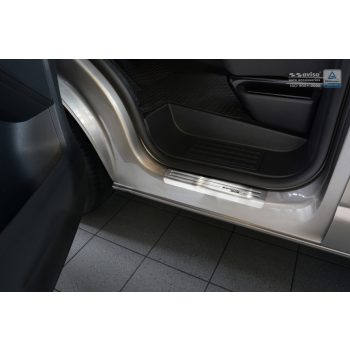   Avisa ezüst szatén acél küszöbvédő "Special Edition" (2 darabos) VOLKSWAGEN TRANSPORTER T6 2015-2019, FL2019->