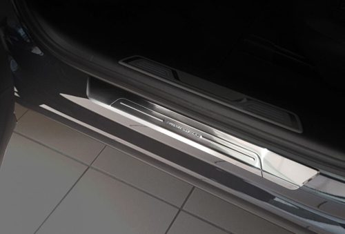 Avisa ezüst szatén acél küszöbvédő "Special Edition" (2 darabos) króm felirattal VOLKSWAGEN TOUAREG III 2018-2023 FL 2023->