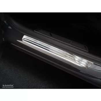   Avisa ezüst szatén acél küszöbvédő "Special Edition" (4 darabos) VOLKSWAGEN TOUAREG III 2018-2023 FL 2023->