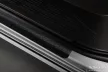 Avisa fekete matt 3 mm bordázott alumínium küszöbvédő mintás (4 darabos) VOLKSWAGEN MULTIVAN T7 2021->/Family 2025/California 2025