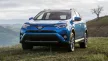 Avisa ezüst szatén acél küszöbvédő kék emblémabetétes "HYBRID" (4 darabos) NX 2014-2021, C-HR cv 2016-2019, FL2019->2023, RAV4 IV FL 02.2016-2018