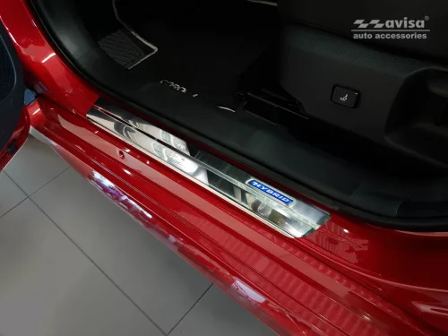 Avisa ezüst szatén acél küszöbvédő "HYBRID" (4 darabos) SWACE combi 2020->, COROLLA XII lim, touring sports, hb 5d 2018->stb.