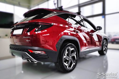 Avisa küszöbvedő "Lines" (2 darabos - rear) HYUNDAI TUCSON IV 2020->acel ezüst szaten