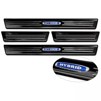   Avisa fekete tüköracél küszöbvédő blue "hybrid"(4 pcs) FOCUS IV turnier/Active 2018-2021, FL 2021->, FOCUS IV hatchback 5D 2018-2021, FL.2021->