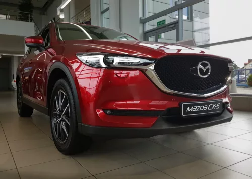 Avisa ezüst szatén acél küszöbvédő "Special Edition" (4 darabos) MAZDA CX-5 II 2017-2021, FL 2021->
