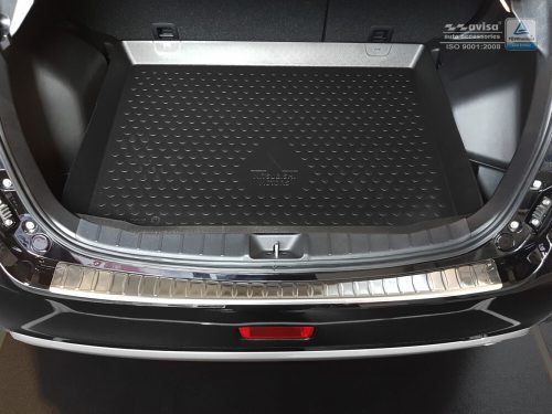 Avisa ezüst szatén acél lökhárítóvédő MITSUBISHI ASX crossover 2010-2015, FL2015-2016, FL2016-2017
