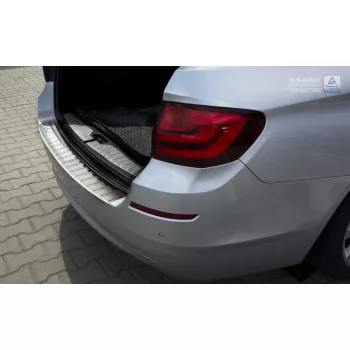   Avisa ezüst szatén acél lökhárítóvédő BMW 5 F11 touring 2010-2013, FL 2013-2017