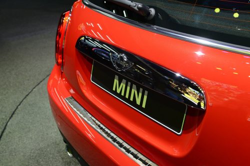 Avisa lökhárítóvédő MINI COOPER III F57 cabrio 07.2014->acél ezüst szatén
