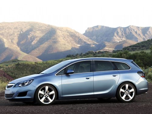 Avisa ezüst szatén acél lökhárítóvédő OPEL ASTRA IV 5d sports tourer FL2012-2015