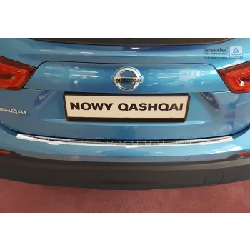   Avisa ezüst szatén acél lökhárítóvédő NISSAN QASHQAI II crossover FL2017-2021