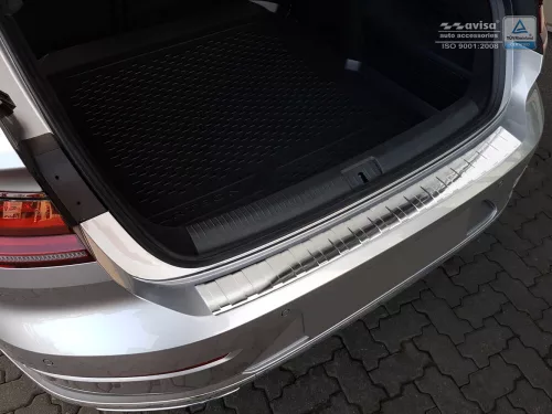 Avisa ezüst szatén acél lökhárítóvédő VOLKSWAGEN ARTEON 2017-2020, FL2020->