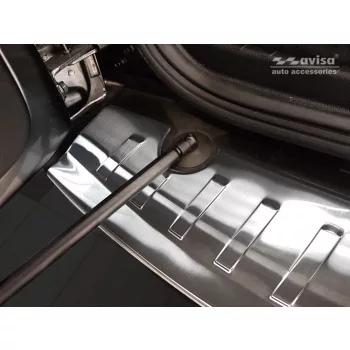   Avisa ezüst szatén acél lökhárítóvédő FORD ECOSPORT II/ST-Line FL2017->