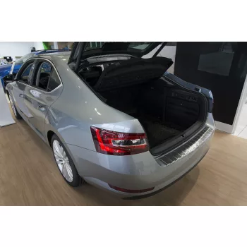   Avisa ezüst szatén acél lökhárítóvédő SKODA SUPERB III liftback limousine 2015-2019, FL 2019->FL2019-2023