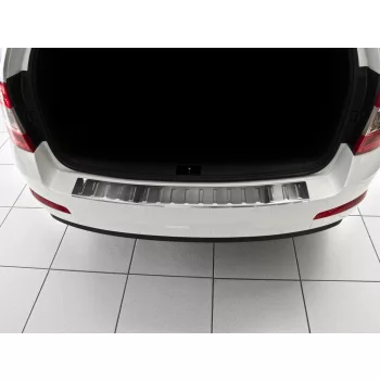  Avisa ezüst szatén acél lökhárítóvédő SKODA OCTAVIA III combi 2013-2016