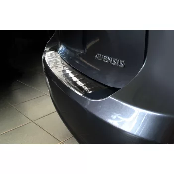   Avisa ezüst szatén acél lökhárítóvédő TOYOTA AVENSIS III combi 2009-2011, FL2011-2015