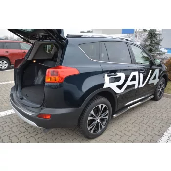   Avisa ezüst szatén acél lökhárítóvédő TOYOTA RAV4 IV 2013-03.2015