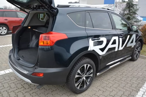 Avisa ezüst szatén acél lökhárítóvédő TOYOTA RAV4 IV 2013-03.2015