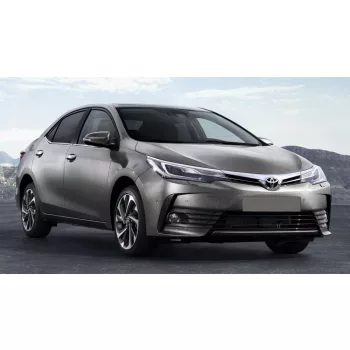   Avisa ezüst szatén acél lökhárítóvédő TOYOTA COROLLA XI E160 2013-2016, FL2016-2019