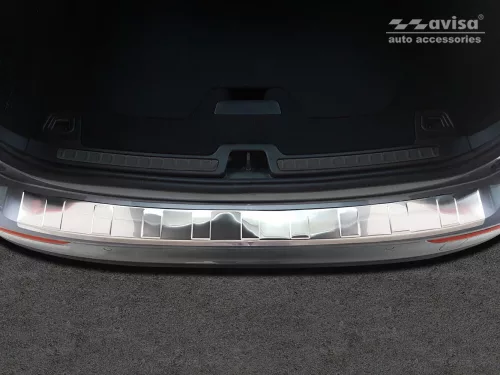 Avisa ezüst szatén acél lökhárítóvédő VOLVO V60 II combi 2018->, VOLVO V60 II CROSS COUNTRY 2018->, VOLVO V60 II Plug-In Hybrid 2019->/R-model 2019->